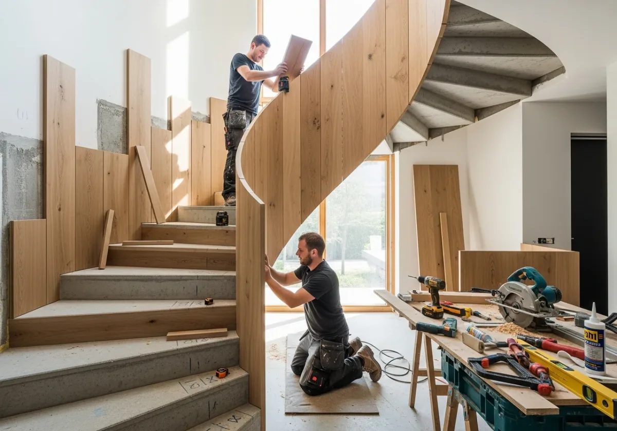 Rénovation d'escaliers existants