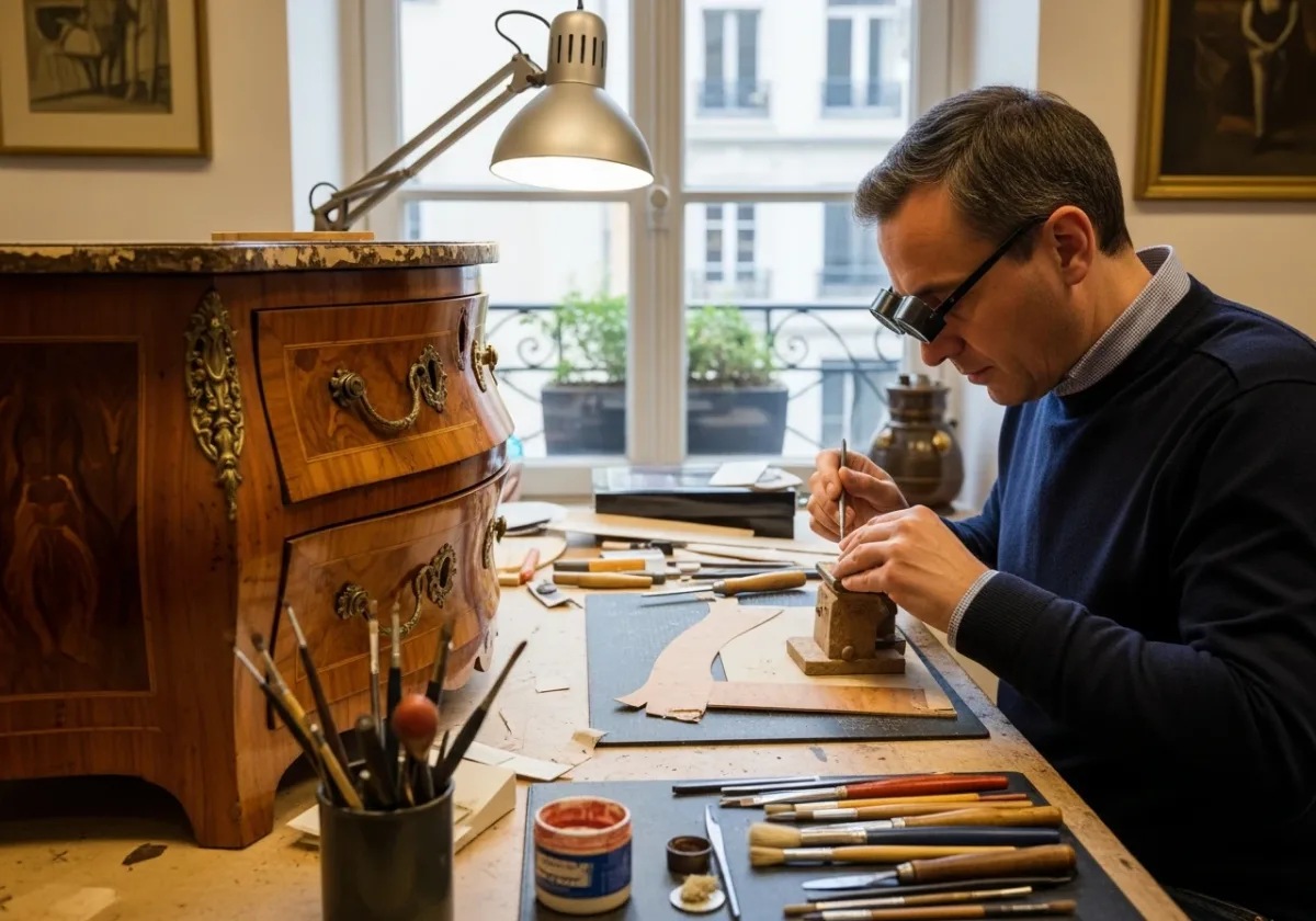 Techniques de restauration et matériaux d'époque